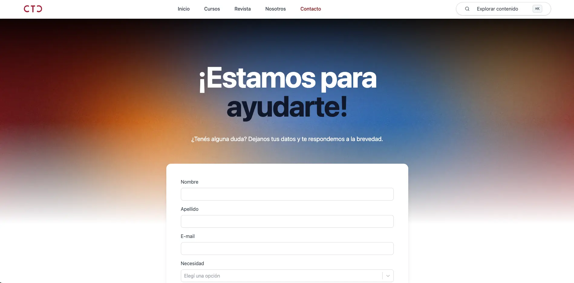 Imagen de Landing Page